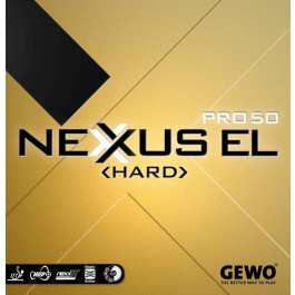 Tischtennisbelag Gewo Nexxus EL Pro 50 Hard